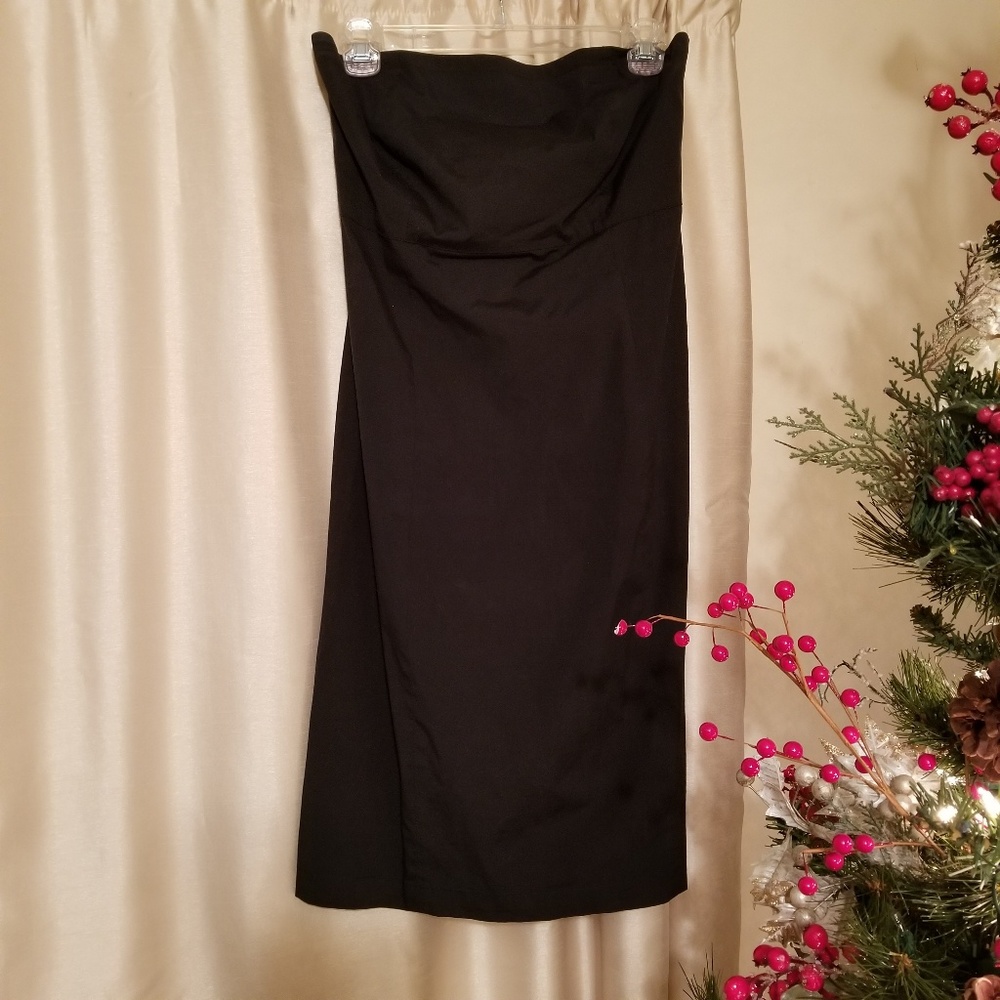 GAP Black Strapless Dress